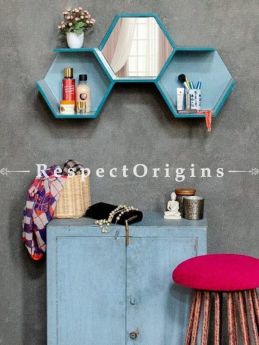 Buy Honeycomb Wall Shelf Mirror At RespectOrigins.com