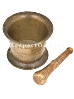 Buy Indian Brass Mortar And Pestle At RespectOrigins.com