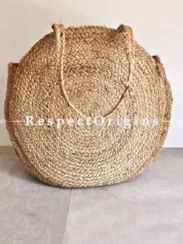 Eco-friendly Hand Braided Natural Jute Picnic and Shopping Bags for Women; RespectOrigins