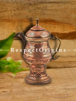 Buy Hand Engraved Kashmiri Copper Samovar Kettle At RespectOrigins.com