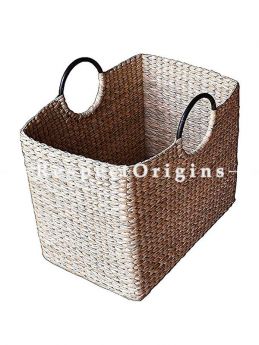 Handmade|Eco friendly|Organic|Kauna Grass Multipurpose Basket with Handle|RespectOrigins