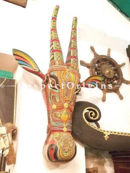 Buy Kerala Hand Painted Cowhead 7 Feet At RespectOrigins.com