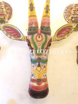 Buy Kerala Hand Painted Cowhead 20 Inches At RespectOrigins.com