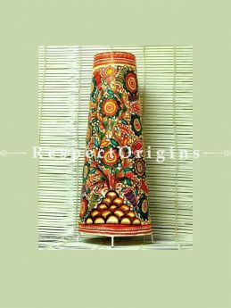 Buy Hand Painted Standing Lampshade; Leather; 25 in At RespectOrigins.com