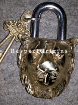 Buy Lion Vintage Design Working Functional Lock with Keys At RespectOrigins.com