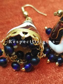 Meenakari EarRing; Multicoloured; Copper Alloy, RespectOrigins.com