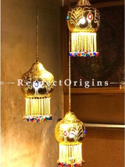 Buy Striking Cluster Pendant Featuring  Three Classic Marrakesh Lights at RespectOrigins.com