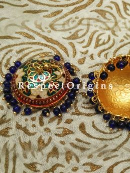 Multicolour Meenakari EarRing; Copper Alloy, RespectOrigins.com