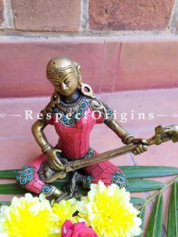 Buy Fabulous Musicians in Brass with Stonework set of 4 At RespectOrigins.com