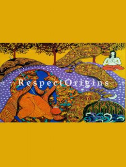 Wall Art|Art Gallery|Three Steps Indian Painting|RespectOrigins