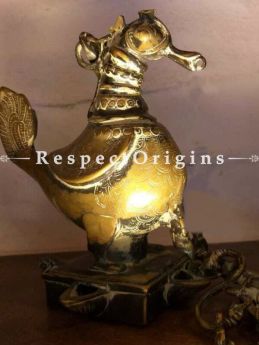 Buy Oil Brass Lamp of Light-bearing Bird At RespectOrigins.com