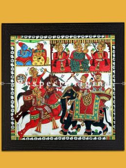 Buy Pabbuji ki Phad Scroll Folk Art of Rajasthan Painting in 12x12;RespectOrigins