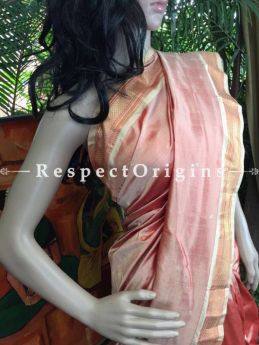 Buy Paithani Pink Silk Saree at RespectOrigins.com