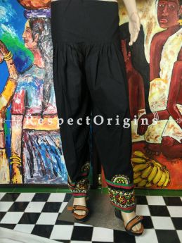 Buy Embroidered Black Palazzos Pant; RespectOrigins.com