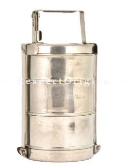 Buy Picnic or Tiffin Box With 3 boxes in Brass With detachable holder At RespectOrigins.com