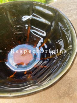 Handmade Khurja Pottery Ceramic Multi-Purpose Serving and Storage Bowls; RespectOrigins.com