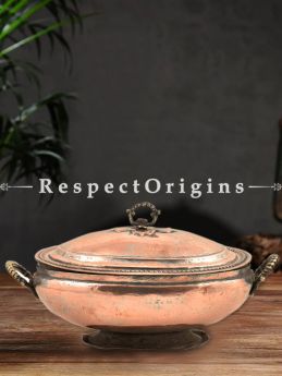 Buy Engraved Rice Bowl With Design on the Lid and Handle At RespectOrigins.com