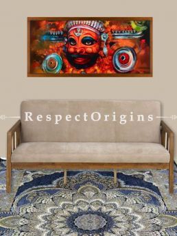 Buy Celia Handcrafted 3 Seater Sofa or couch; in coffee Finish; Beige cushions At RespectOrigins.com
