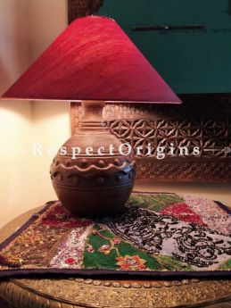 Buy Round Terracotta Table Lamp At RespectOrigins.com