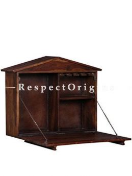 Buy Leon Foldaway Counter Top or Wall Mounted Wooden Bar At RespectOrigins.com