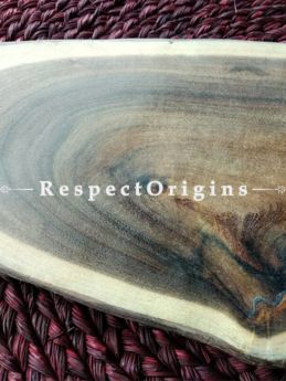 Rustic Oval Shaped Wooden Cheese Board, Serving Board or Platter, Handcrafted; RespectOrigins