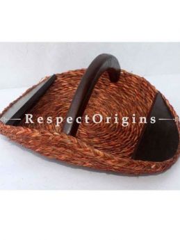 Hand Made Eco Friendly Sabai Grass Basket; 8 x 12; RespectOrigins.com
