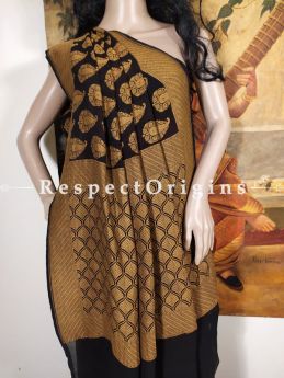 Buy Vintage Georgette Saree Handloom Woven Motifs for Evenings or Formal Wear at RespectOrigins.com