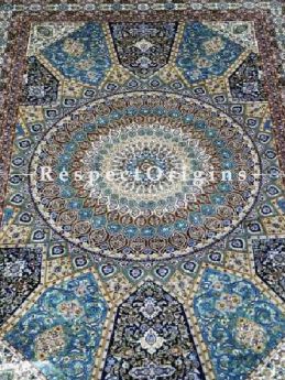 Buy Pure Silk Kashmiri Carpet: Tabriz, 3 X 5 Ft At RespectOriigns.com