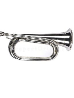 Bugle: Silver; Indian Musical Instrument; RespectOrigins.com