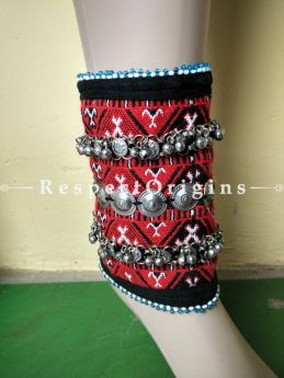 Splendid Tribal matrix Anklet, German Silver, RespectOrigins.com