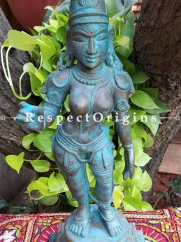 Buy Stately original Bronze Statue of Chandikeswaran; Bronze; 18 Inches At RespectOrigins.com
