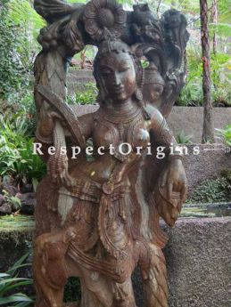 Buy Impressive Devadasi Stone Statue For Outdoor or Poolside; 6 Feet At RespectOriigns.com