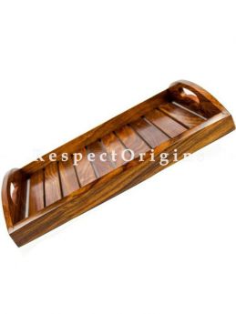 Buy Sheesham Wood Crafted Serving Tray; Kitchen Decor; Pirates Wood Craft; Sailors Crate; Dinner Food Cart At RespectOrigins.com