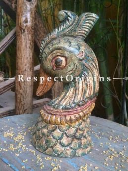 Buy Peacock; Tamil Nadu Wood Craft Online at RespectOrigins. com
