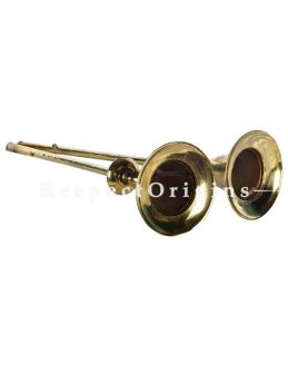 Brass Single Tiruchinnam; Gold; Indian Musical Instrument; RespectOrigins.com