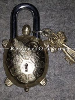 Buy Tortoise Vintage Design Working Functional Lock with Keys At RespectOrigins.com