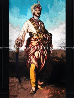 Buy Elegant thread painting; Maharaja Dalip Singh; 24x18 in. At RespectOriigns.com