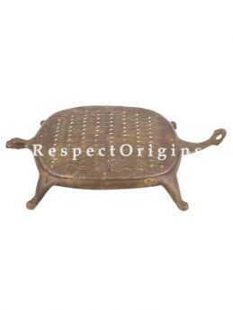 Buy Vintage Brass Tortoise Shape Grater Coconut Scraper At RespectOrigins.com