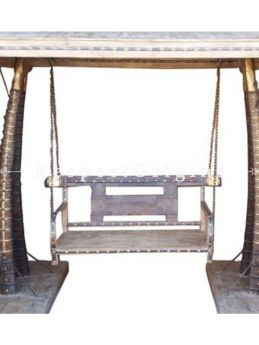 Buy Vintage Finish Wooden Cart Sandblasting Swing or Jhoola At RespectOrigins.com