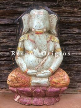 Buy Ganesh Idol; Tamil Nadu Wood Craft at RespectOrigins.com