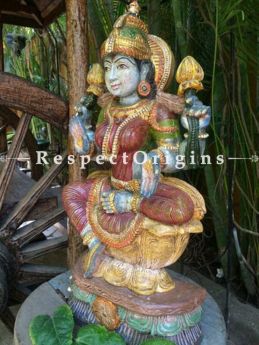 Buy Hindu Goddess; Tamil Nadu Wood Craft at RespectOrigins.com