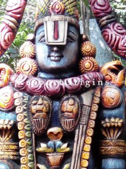 Buy Fabulous Balaji Statue in Wood; 6 Feet Online at RespectOrigins.com