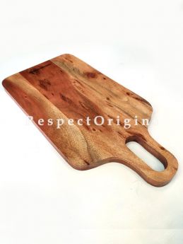 Wooden Charcuterie Board With Handle; 20x10 Inches; RespectOrigins.com