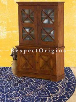 Buy Zubin Crafted 4 Door Hutch or Cabinet in Solid Wood At RespectOrigins.com