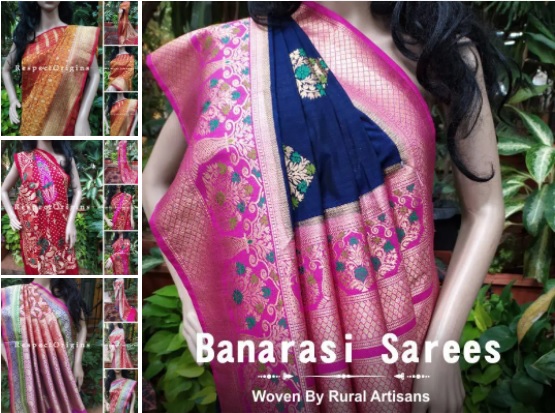 Hand Woven Banarasi Sarees